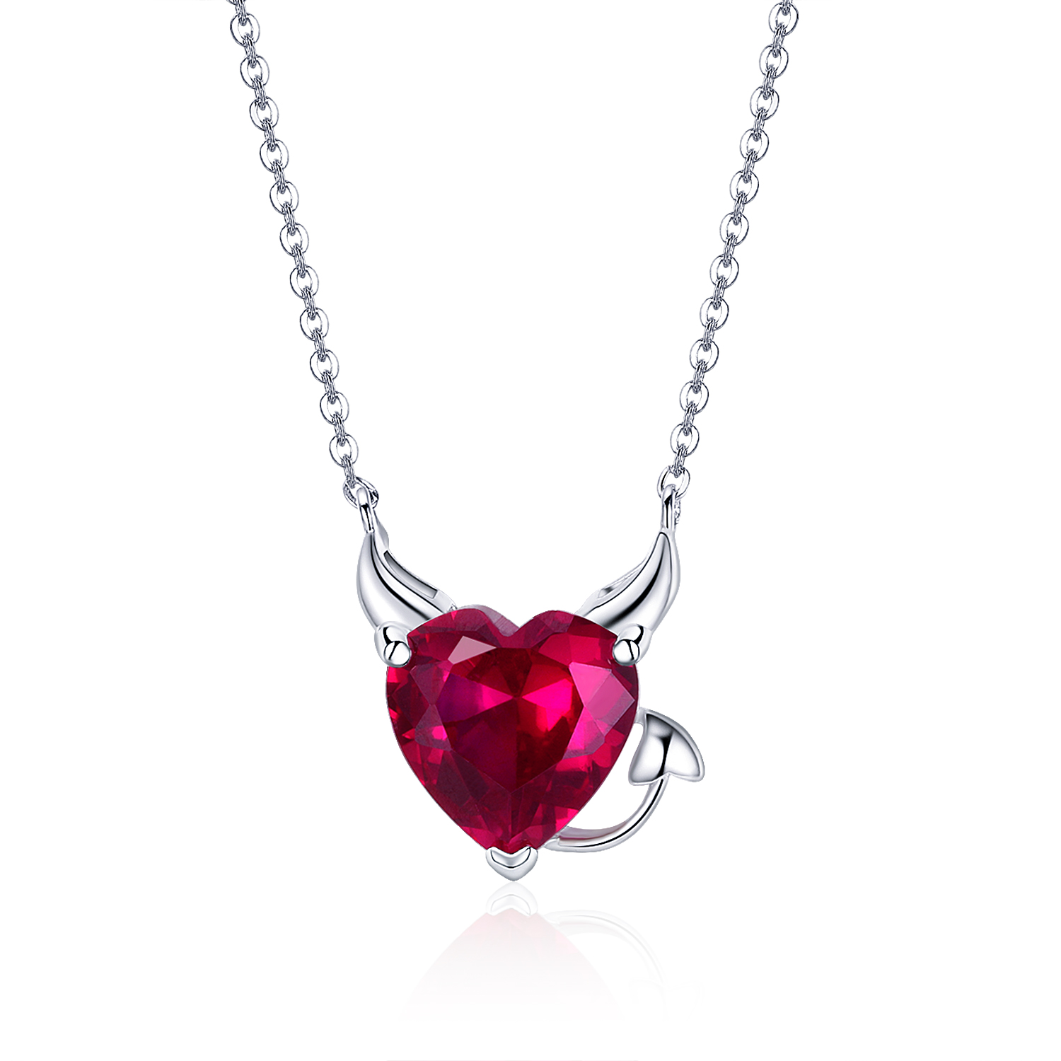 Linda\'s Jewelry Strieborný náhrdelník Zvodná Ďáblice Ag 925/1000 INH089