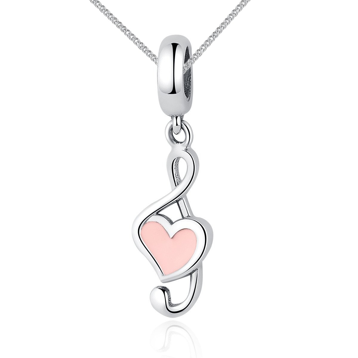 E-shop Linda's Jewelry Strieborný náhrdelník Láska k Hudbe Ag 925/1000 INH112