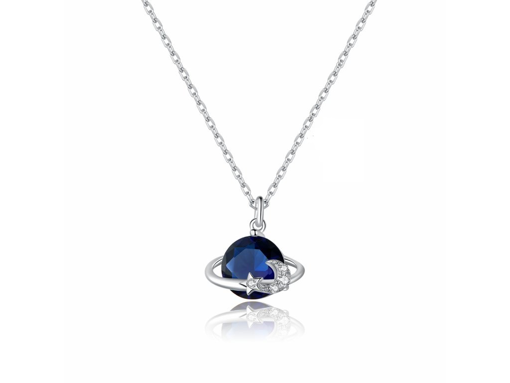 E-shop Linda's Jewelry Strieborný náhrdelník Moonlight Mesačný Svit Ag 925/1000 INH116