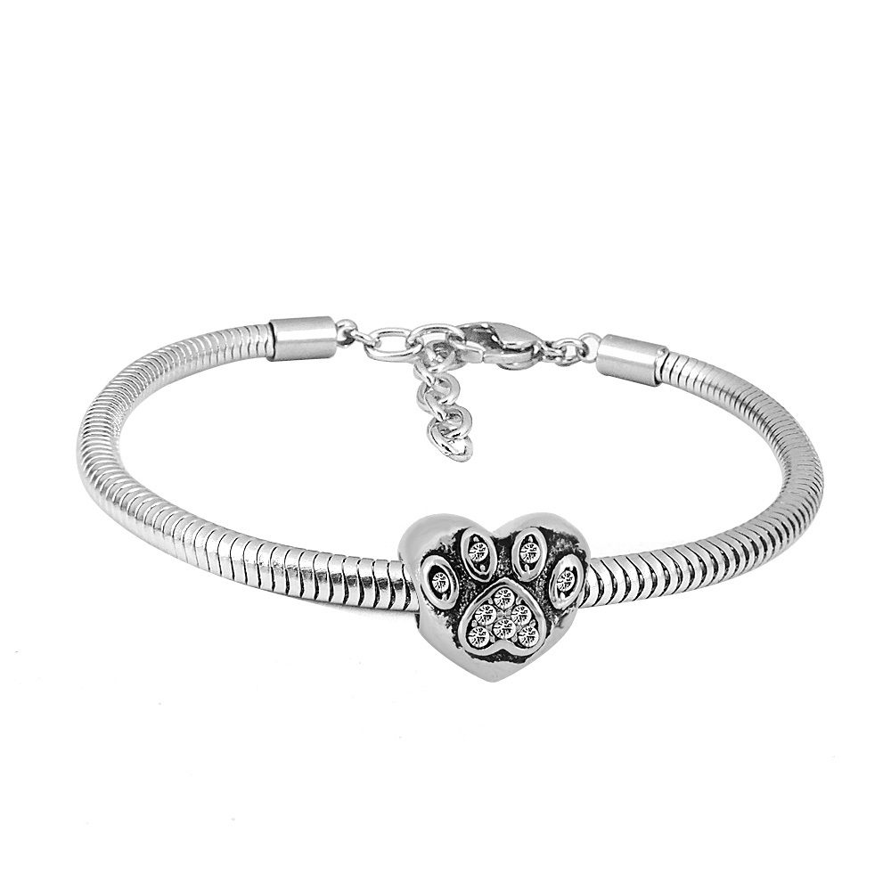 Linda\'s Jewelry Náramok Labka Chirurgická oceľ INR067