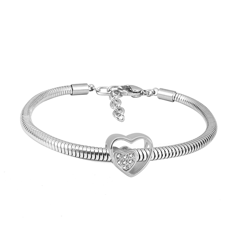 E-shop Linda's Jewelry Náramok Crystal Love chirurgická oceľ INR068