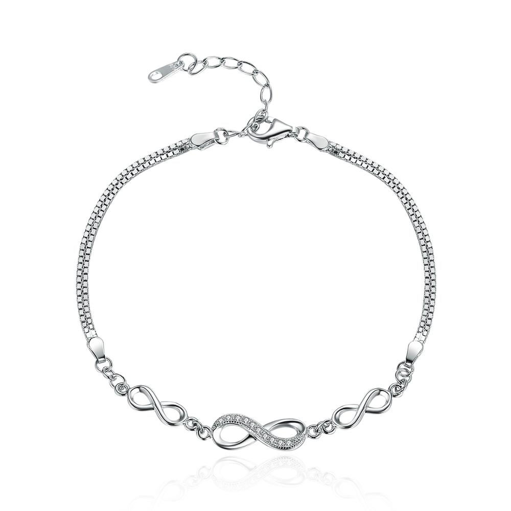 E-shop Linda's Jewelry Strieborný náramok Nekonečno Ag 925/1000 INR071