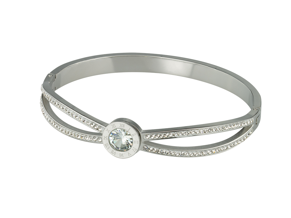 E-shop Linda's Jewelry Náramok Shiny Time chirurgická oceľ INR079