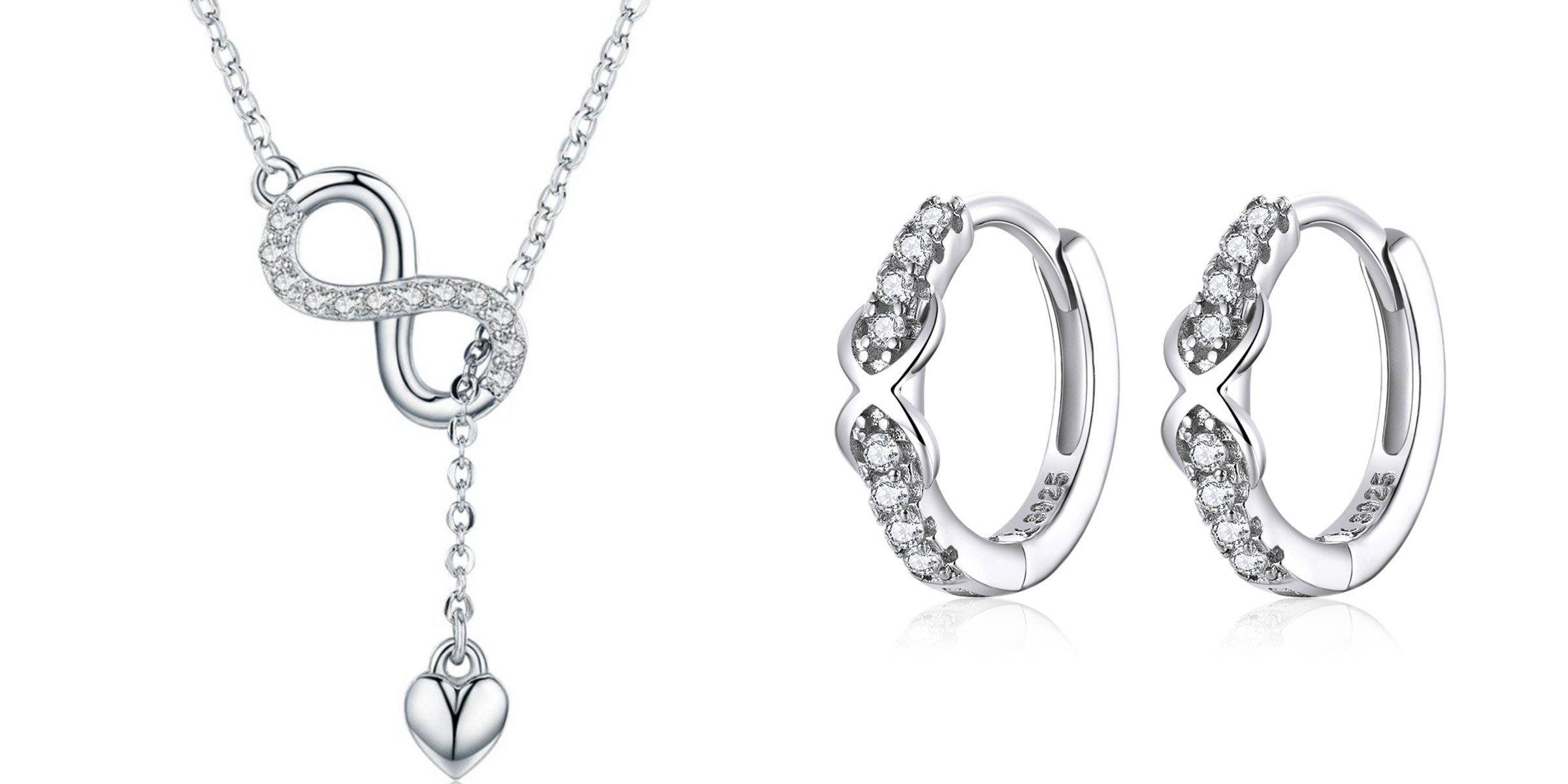 E-shop Linda's Jewelry Zvýhodnená sada šperkov Infinite Nekonečno Ag 925/1000 IS037