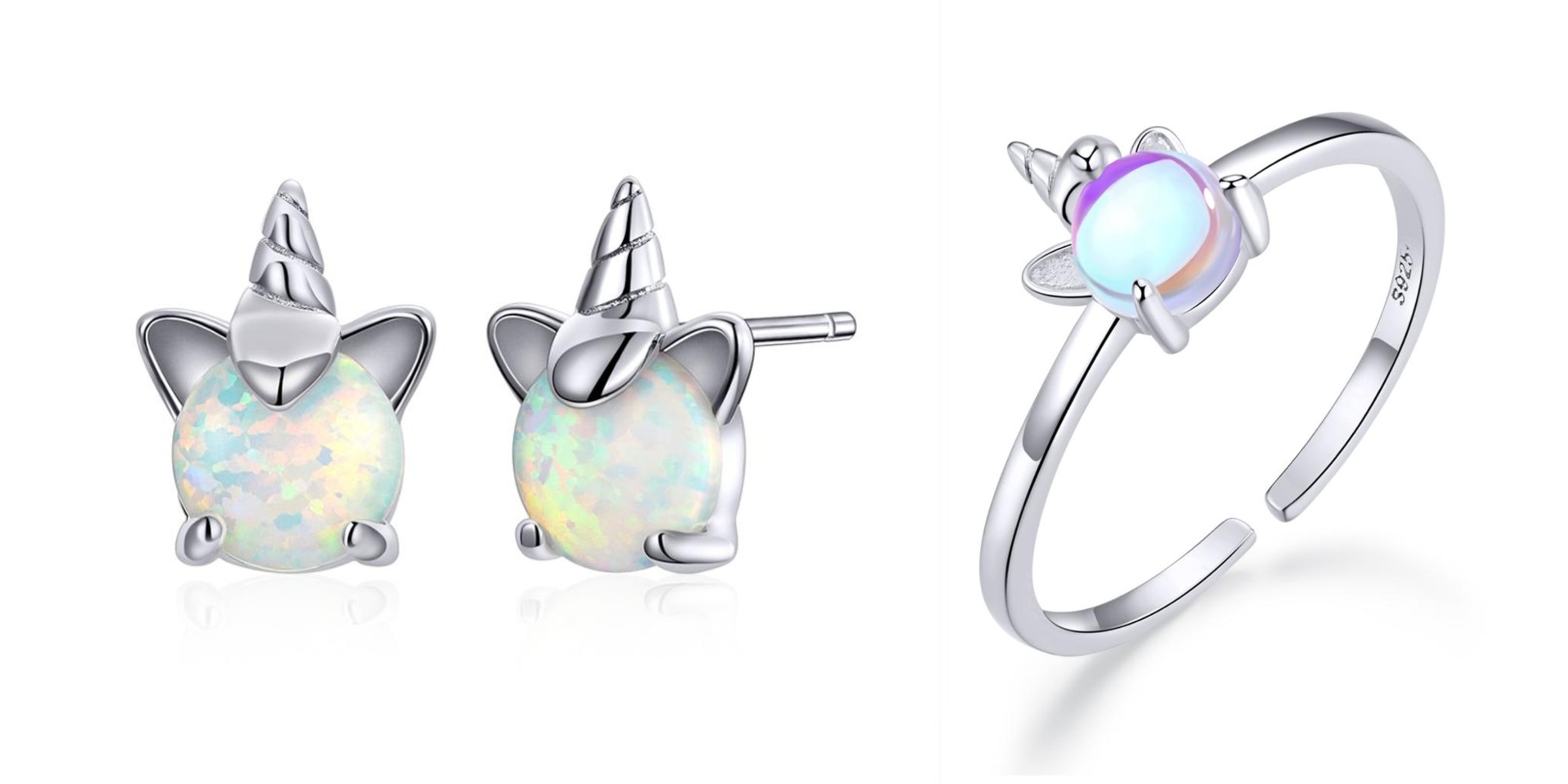 E-shop Linda's Jewelry Zvýhodnená sada šperkov Cute Unicorn Ag 925/1000 IS045
