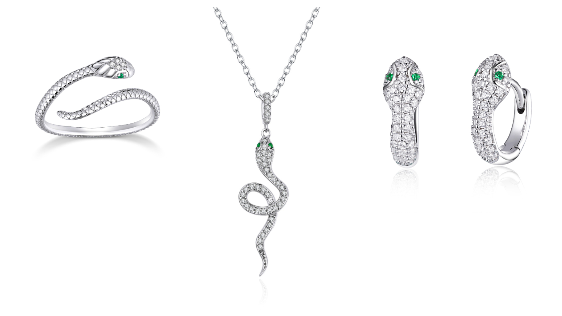 E-shop Linda's Jewelry Zvýhodnená sada šperkov Kráľovná Hadov Ag 925/1000 IS050