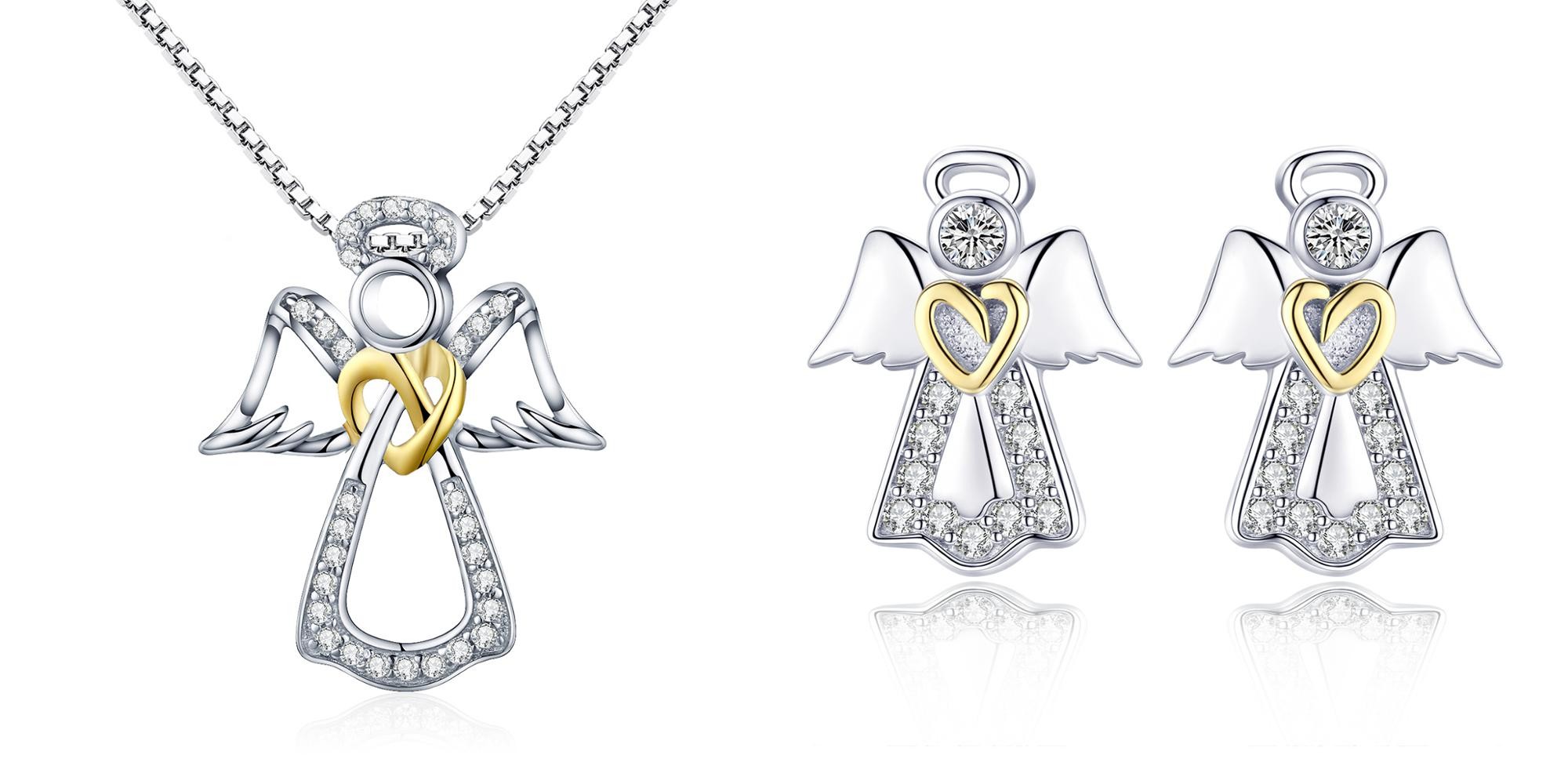 E-shop Linda's Jewelry Zvýhodnená sada šperkov Anjel Pána Ag 925/1000 IS057