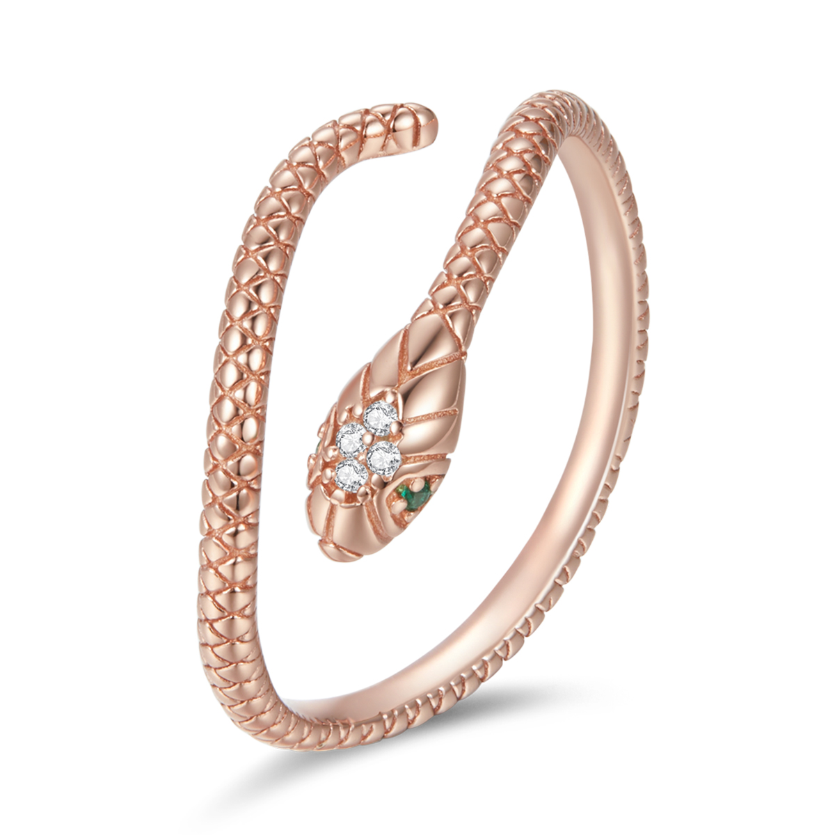 Linda\'s Jewelry Strieborný prsteň Kráľovná Hadov Rose IPR101 Veľkosť: Univerzálna