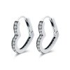 Strieborné náušnice Kruhy Shiny Love Ag 925/1000  +Darčeková krabička zdarma
