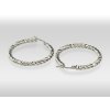 Náušnice Kruhy Čapované chirurgická oceľ  +Darčeková krabička zdarma