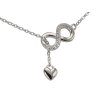 Strieborný náhrdelník so zirkónmi Nekonečno Ag 925/1000  +Darčeková krabička zdarma