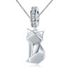 Strieborný náhrdelník Foxy Liška Ag 925/1000  +Darčeková krabička zdarma