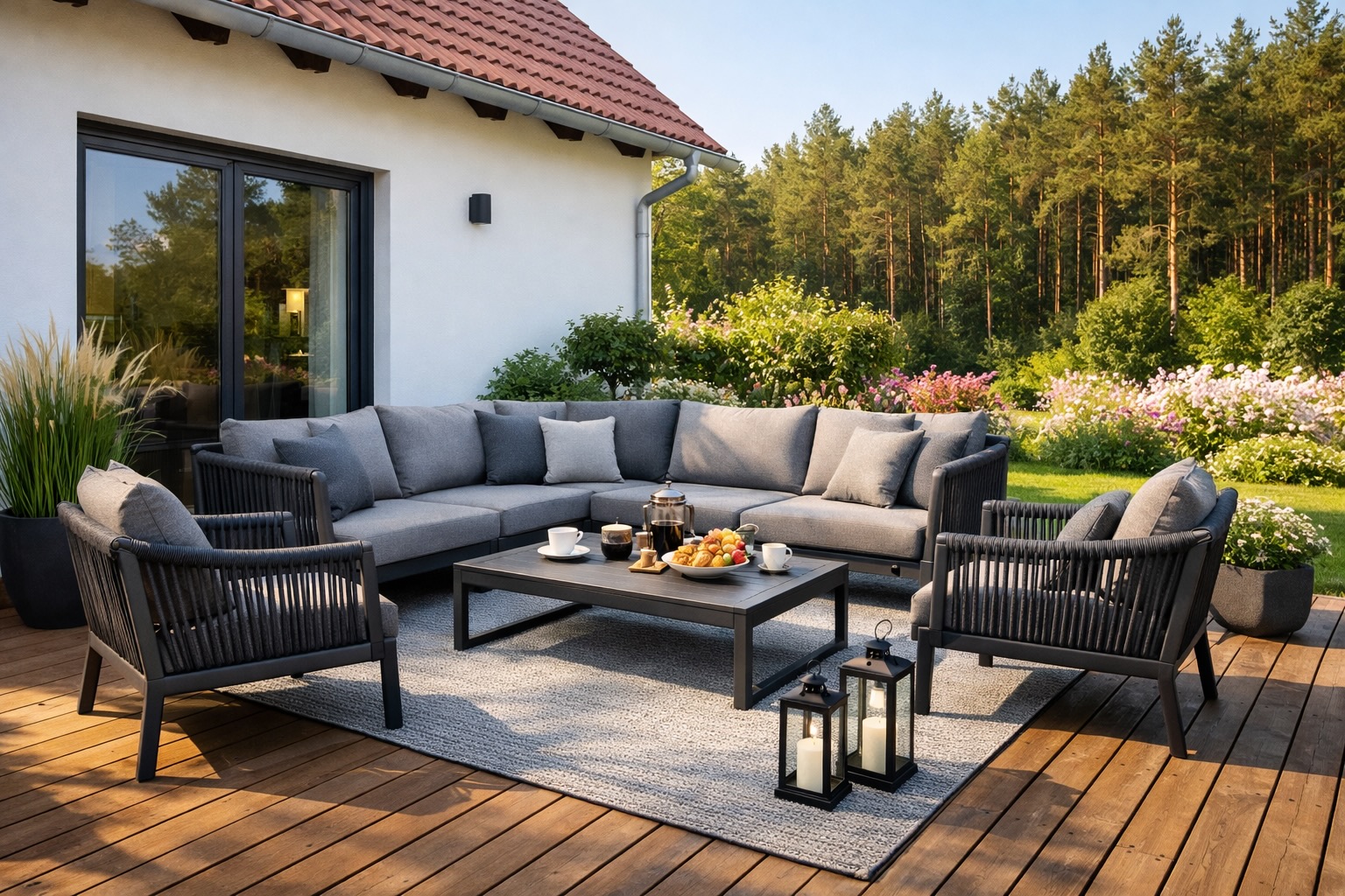 Co je venkovní obývák a proč se vyplatí ho mít na terase