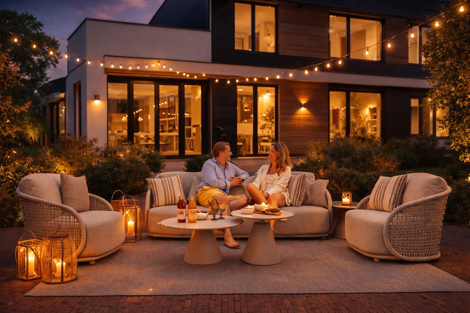 Jak vytvořit útulnou zahradu na večer