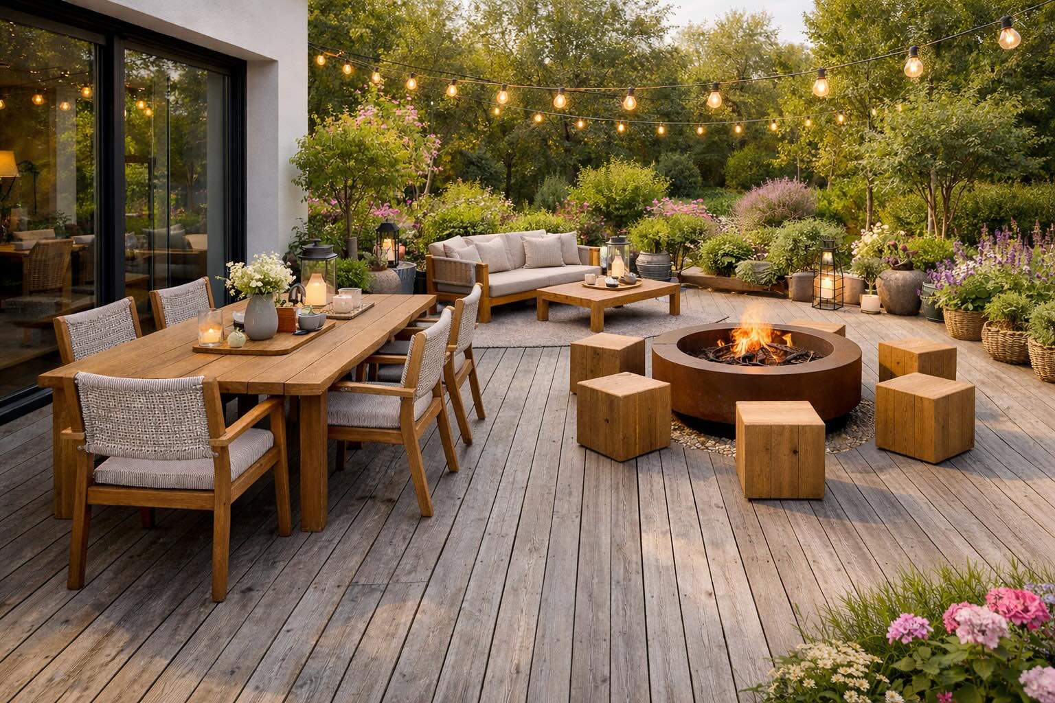 Jak zařídit terasu jako designér: 5 pravidel pro krásnou terasu