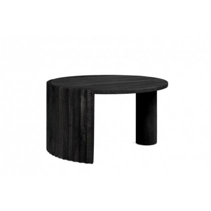 Jídelní stůl ORISSA černý ø80 cm