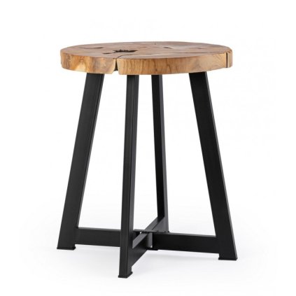 Kulatý odkládací stolek ELWOOD 40 cm