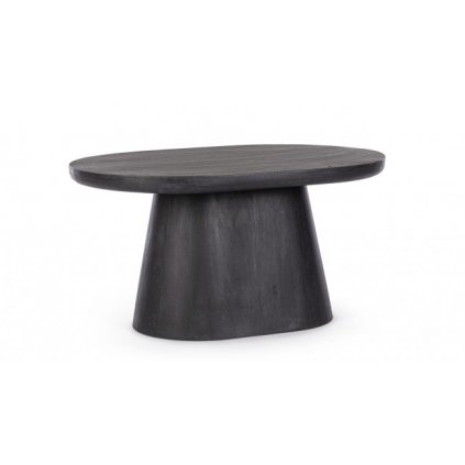 Černý konferenční stolek FUJI 80x56 cm