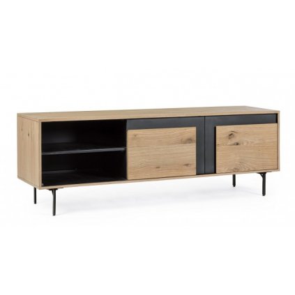 Dřevěný TV stolek STANWOOD 160x57 cm