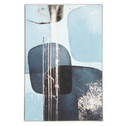 Tisk na plátně BOLD 82,6x122,6 cm modrý