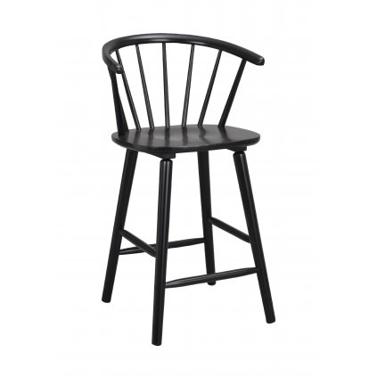 Dřevěná barová židle CARMEN černá