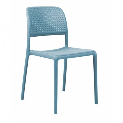 Plastová židle BORA modrá