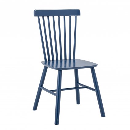 Dřevěná jídelní židle MILL modrá