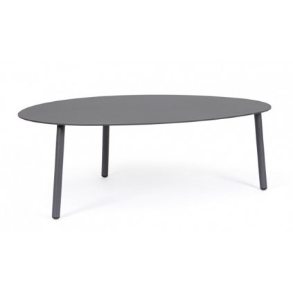 Zahradní konferenční stolek SPARKY šedý 100x70 cm