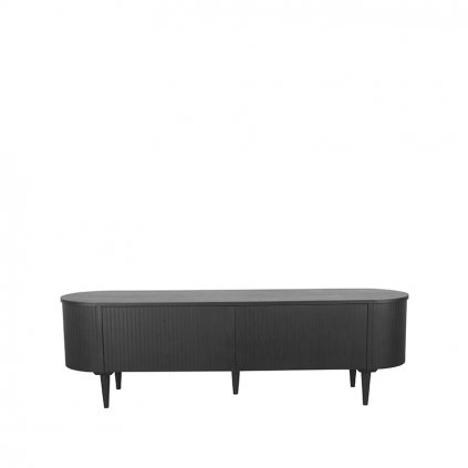 Dřevěný TV stolek OLIVA 55x180 cm černý