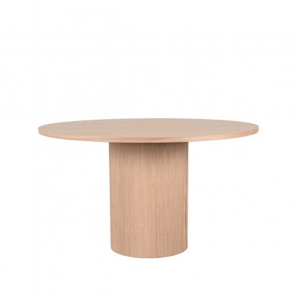 Kulatý jídelní stůl OLIVA ø130 cm světlý