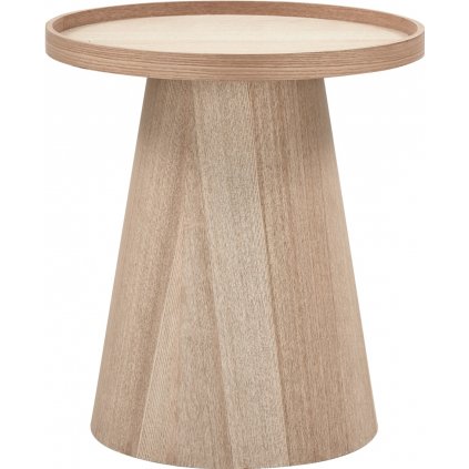 Dřevěný odkládací stolek MAUD 38xØ39CM