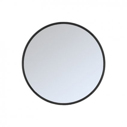 Zrcadlo OLIVA ø90 cm černé