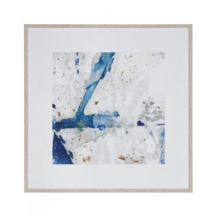 Obraz GALLERY modro-bílý 60X60 cm