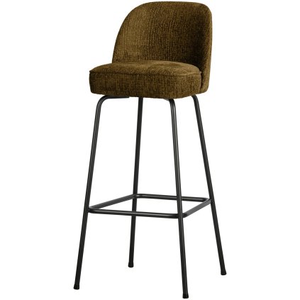 Barová židle VOGUE samet mosaz 79 cm