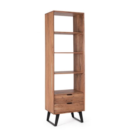 Knihovna ISAR 195x58 cm hnědá