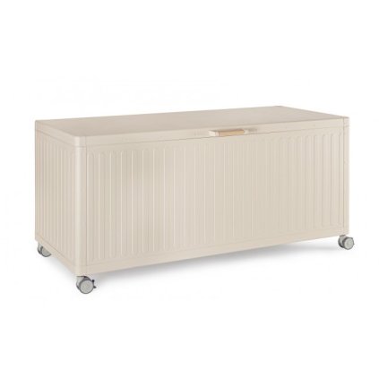 Zahradní úložný box OCEAN béžový 165x72 cm
