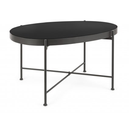 Konferenční stolek RASHIDA tmavý 46x70 cm