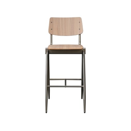 Barová židle SOLID světle hnědá