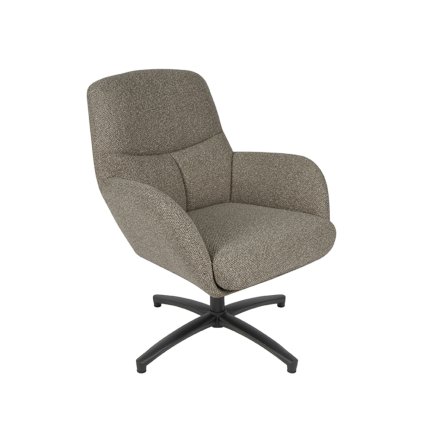 Křeslo CHILL ZONE hnědošedé