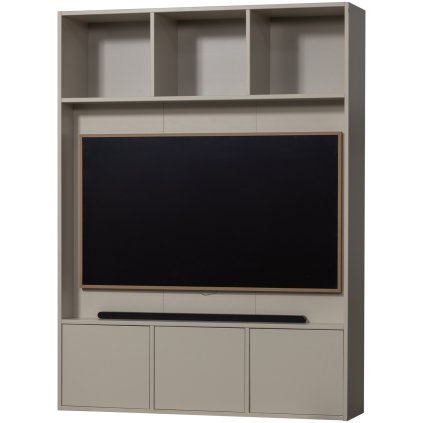 TV stěna MEGGY béžová 160x215 cm