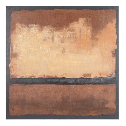 Obraz BANDY hnědý 140x140 cm