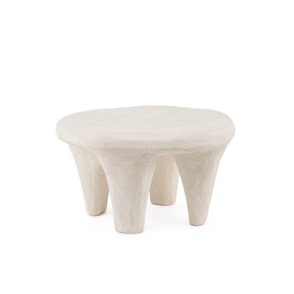 Odkládací stolek ALBIN bílý 66x60 cm