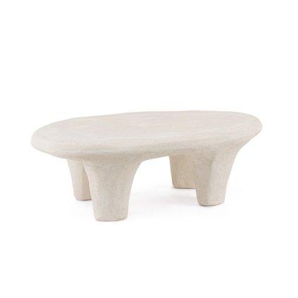 Odkládací stolek ALBIN bílý 102x62 cm