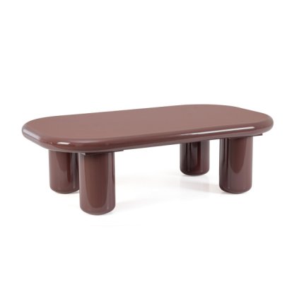 Konferenční stolek OTILIA cihlový 120x70 cm