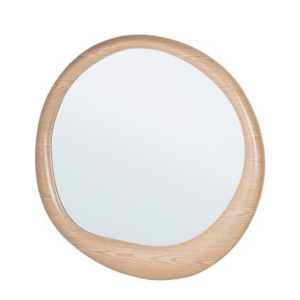 Zrcadlo OTILIA světle hnědé 100x100 cm