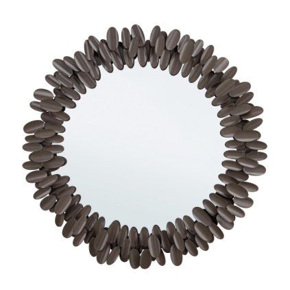 Kulaté zrcadlo MIRAT tmavé 95 cm