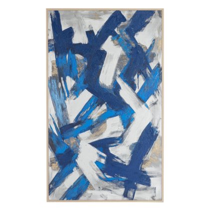 Obraz BOLD modrý 124x204 cm