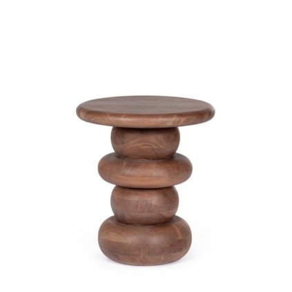 Odkládací stolek LOPEZ 40 cm hnědý