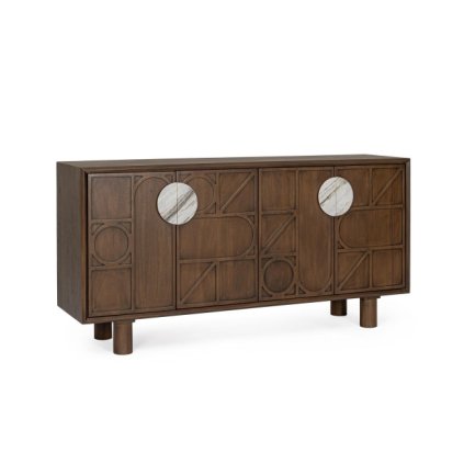 Komoda HEMMING tmavě hnědá