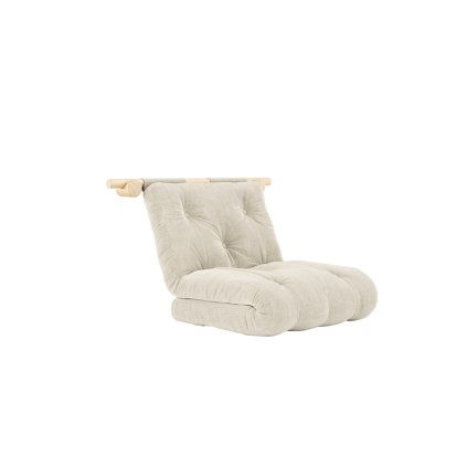 Rozkládací křeslo HOOKED krémové